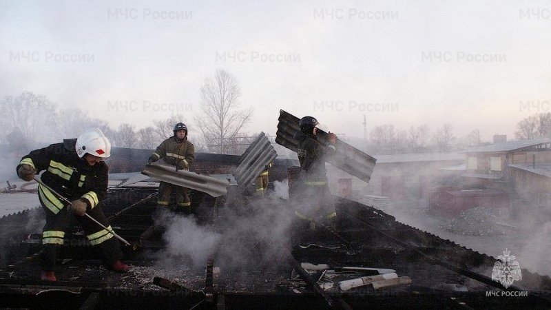 Пожар в муниципальном образовании Алтайский район